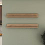 Hanah Home AE107 - 4683 Estantería de Pared Nogal 120 cm